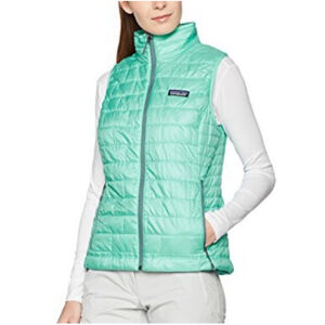 Patagonia Light Green Quilted Vest